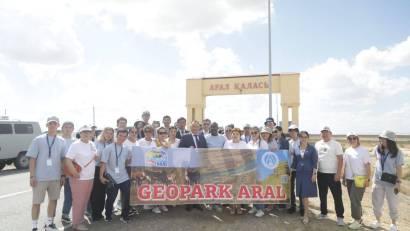 ОРТАЛЫҚ АЗИЯДАҒЫ АЛҒАШҚЫ «GEOPARK ARAL» АШЫЛДЫ